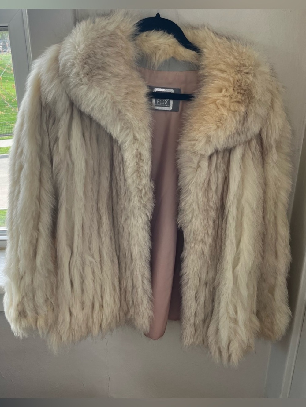 Fox Fur Jacket with Full Collar